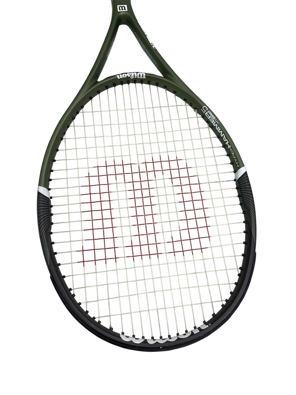 Used Wilson HYPER HAMMER 5 HYBRID Adult Tennis Racquet Dark Green