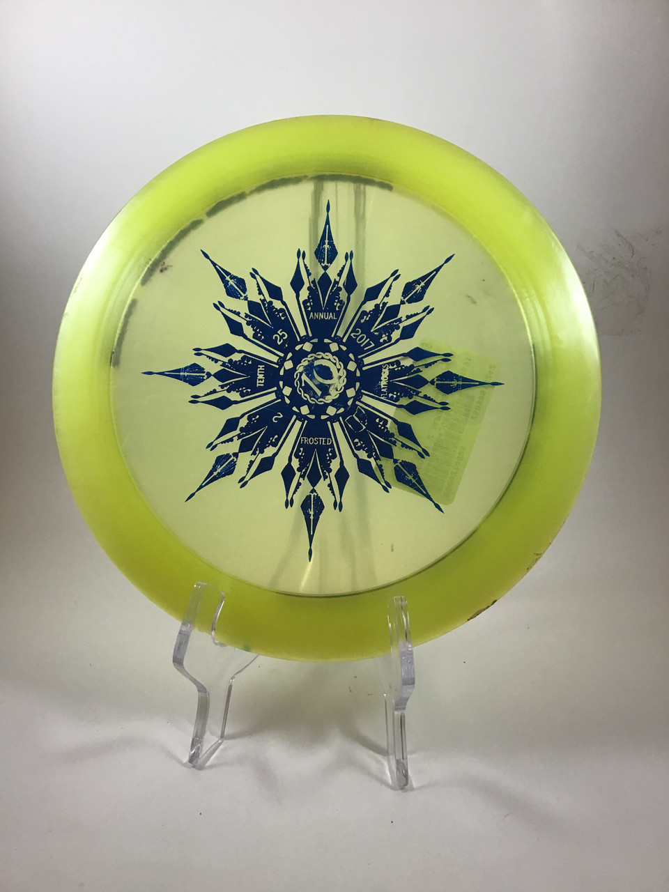 Used Discraft Z NUKE OS Disc Golf Driver Yellow 173g