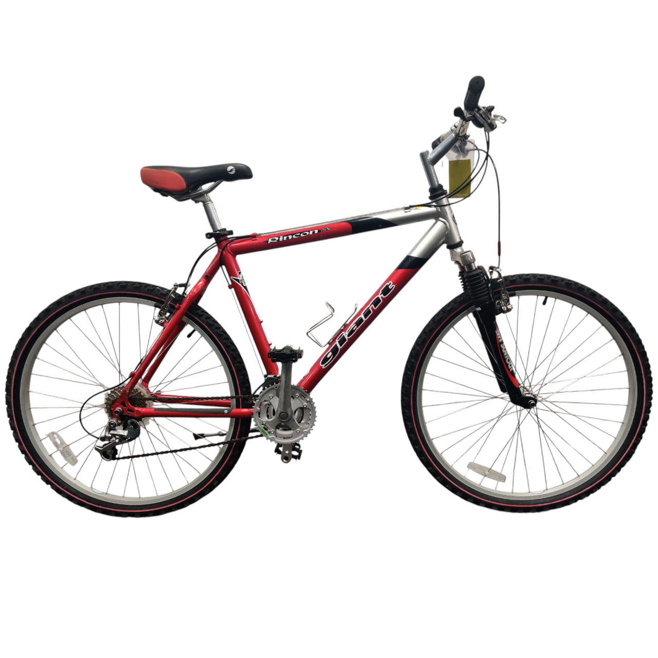 Used Giant RINCON Hybrid/City Bike Mens Red 54-55cm - MD Frame Used Giant RINCON Hybrid/City Bike Mens Red 54-55cm - MD Frame