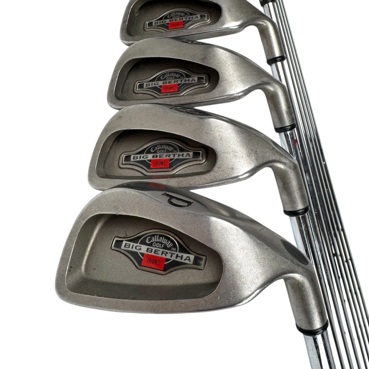 Used Callaway 2002 BIG BERTHA Mens Iron Set RH 3I-PW