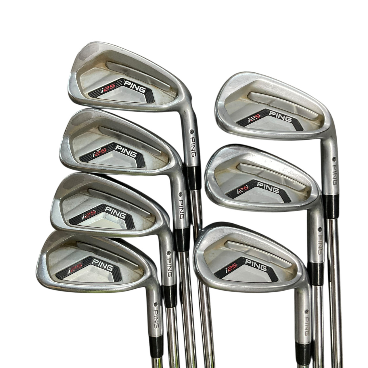 Used Ping I25 BLACK DOT Mens Iron Set RH 5I-GW/AW