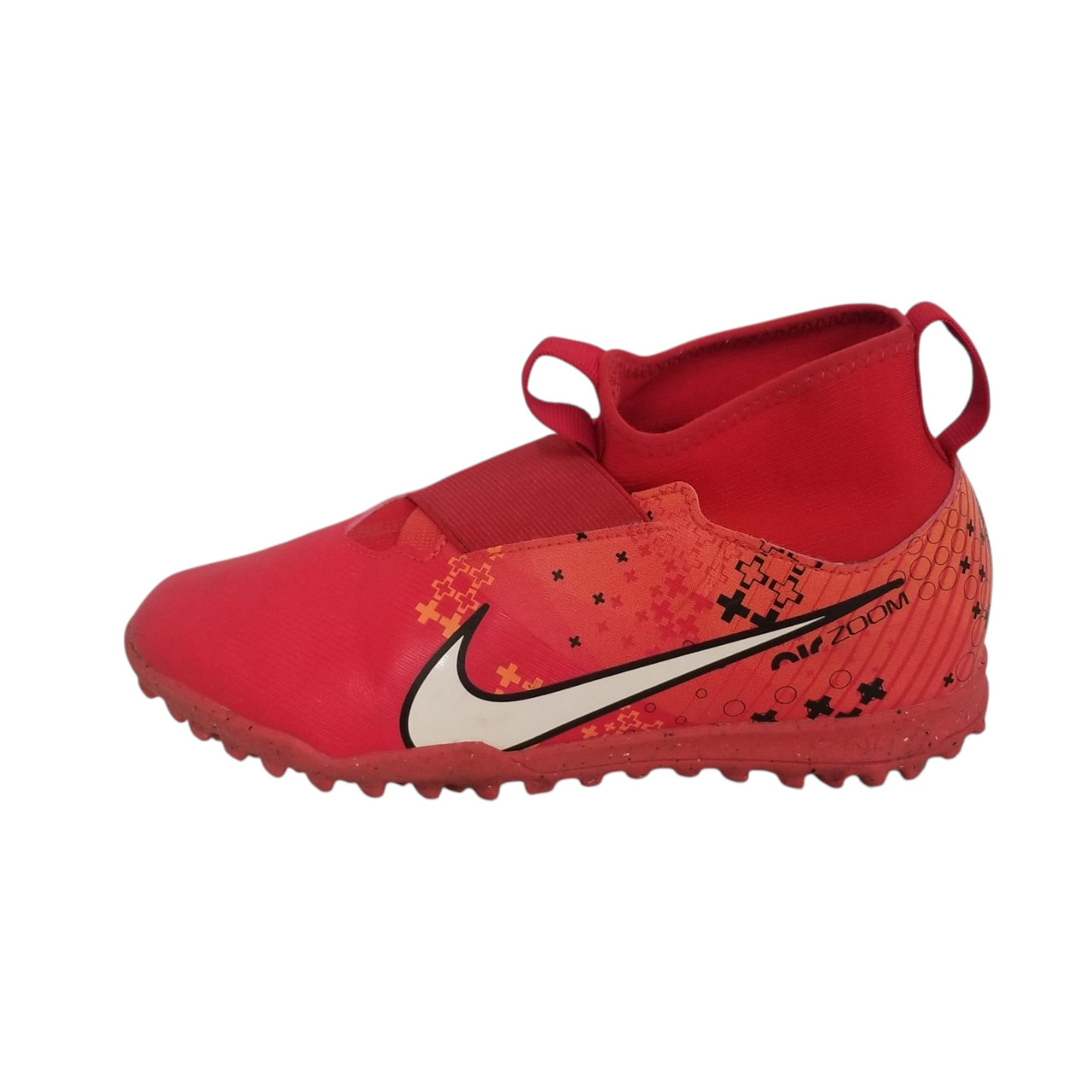 Used Nike Soccer Turf Shoes Red Junior 06