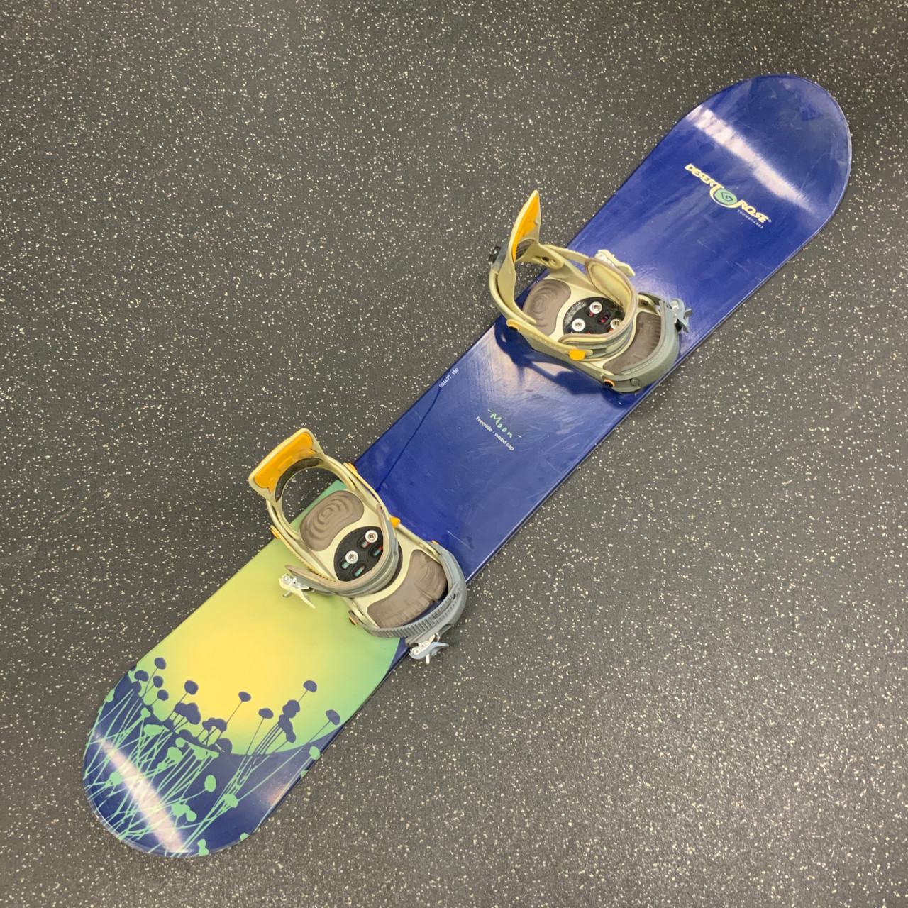 Used DESERT ROSE MOON Womens Board/Bindings Royal Blue 150 cm