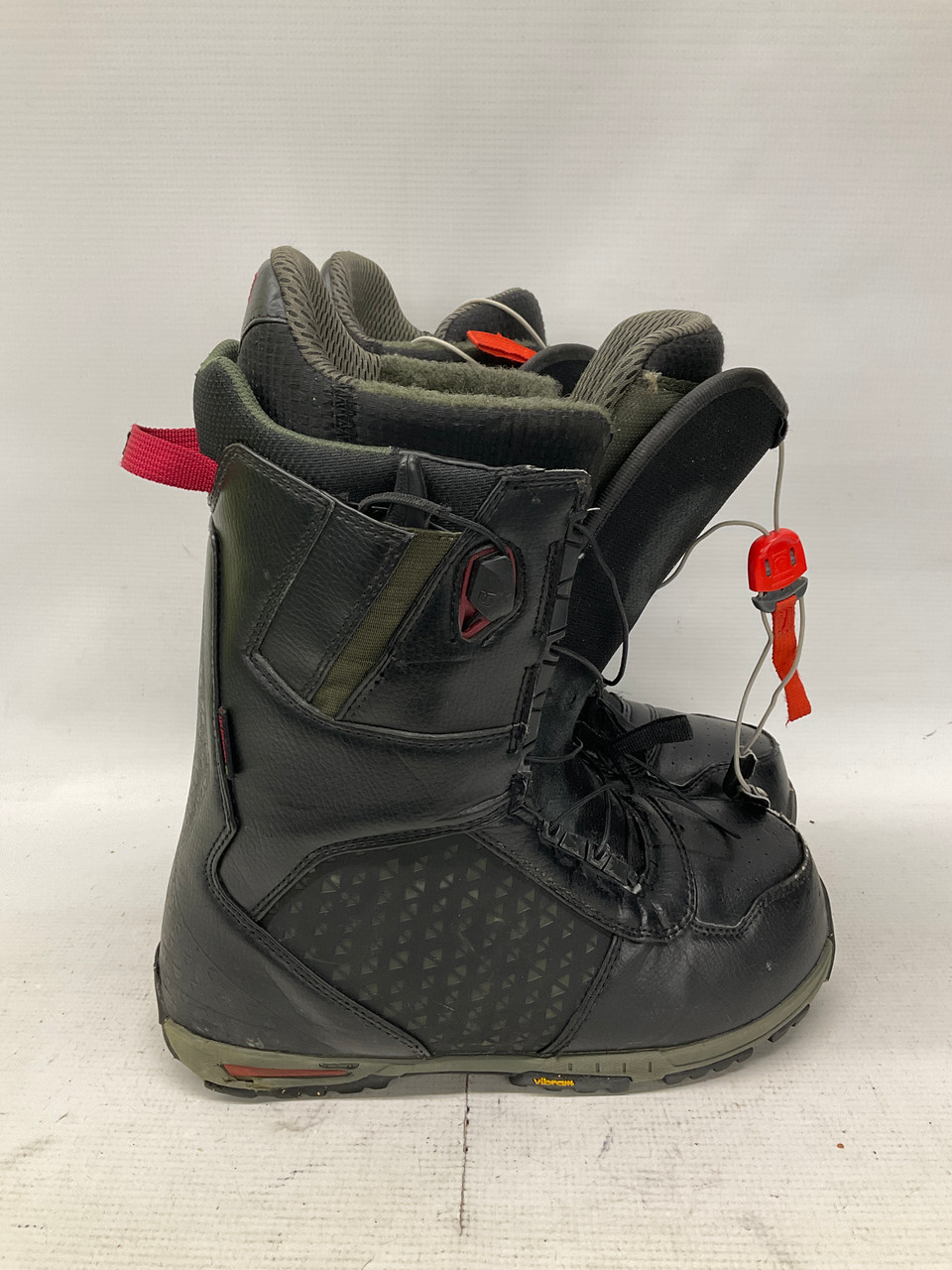 Used Burton IMPERIAL IMPRINT 3 Mens Snowboard Boots Black Senior 9.5