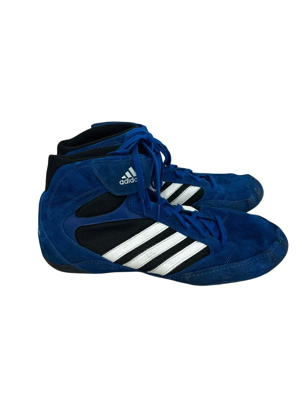 Used Adidas PRETEREO Wrestling Shoes Royal Blue Senior