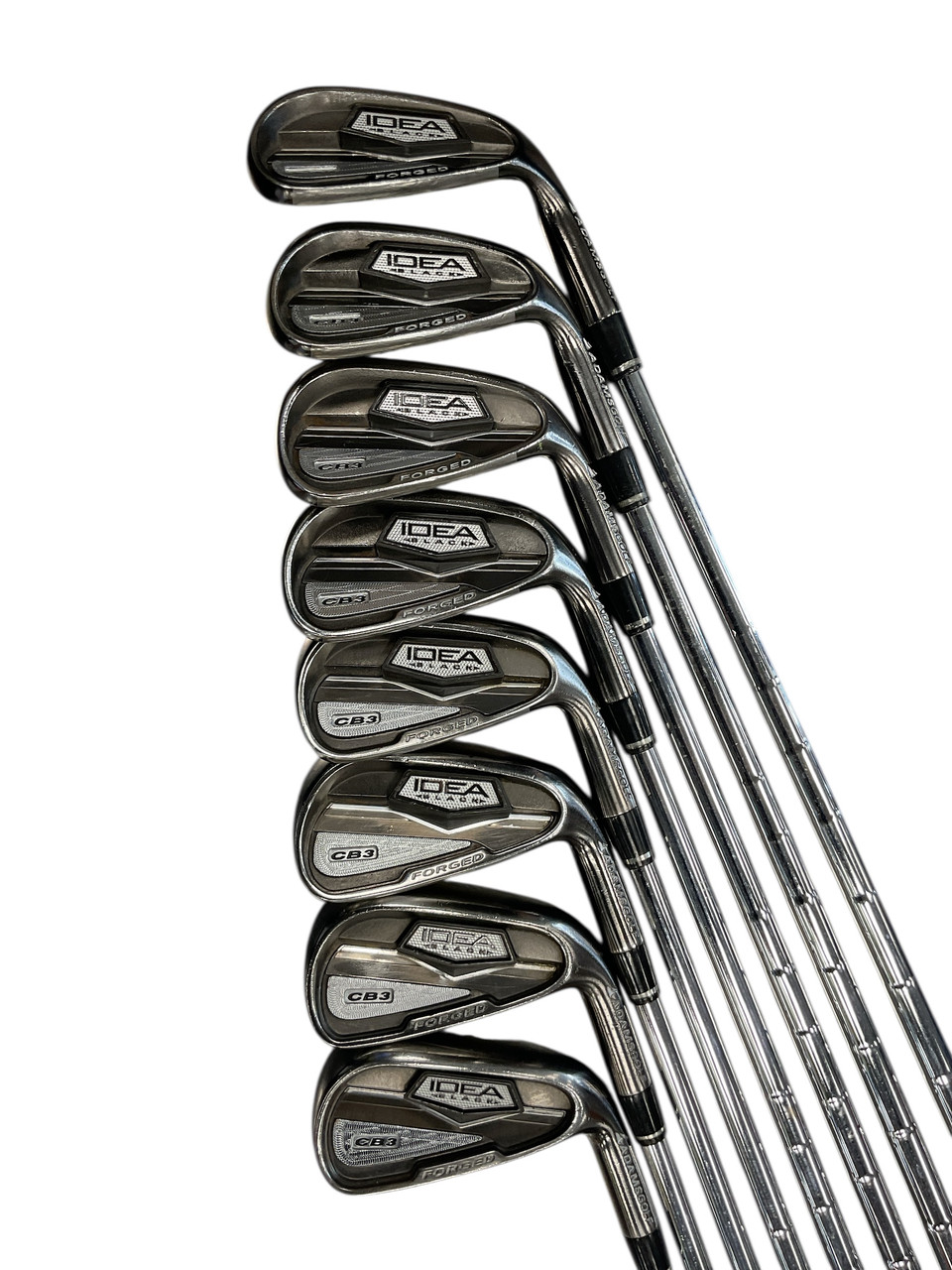 Used Adams Golf IDEA BLACK CB3 Mens Iron Set RH 4I-GW/AW