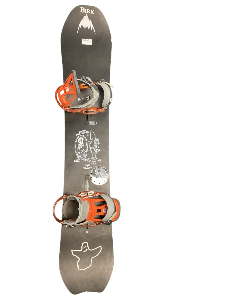 Used Burton DEEP THINKER Mens Board/Bindings Black 160 cm