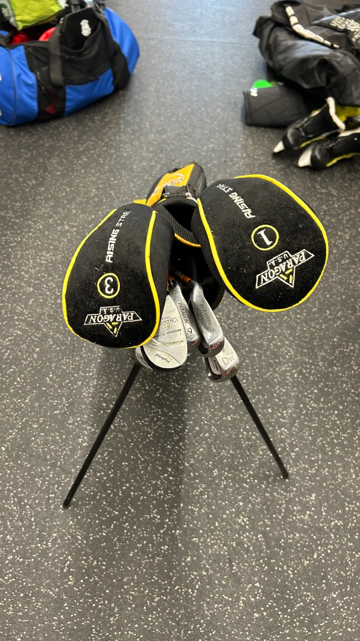 Used Paragon Golf RISING STAR Jr Package Set RH Yellow 8 Piece