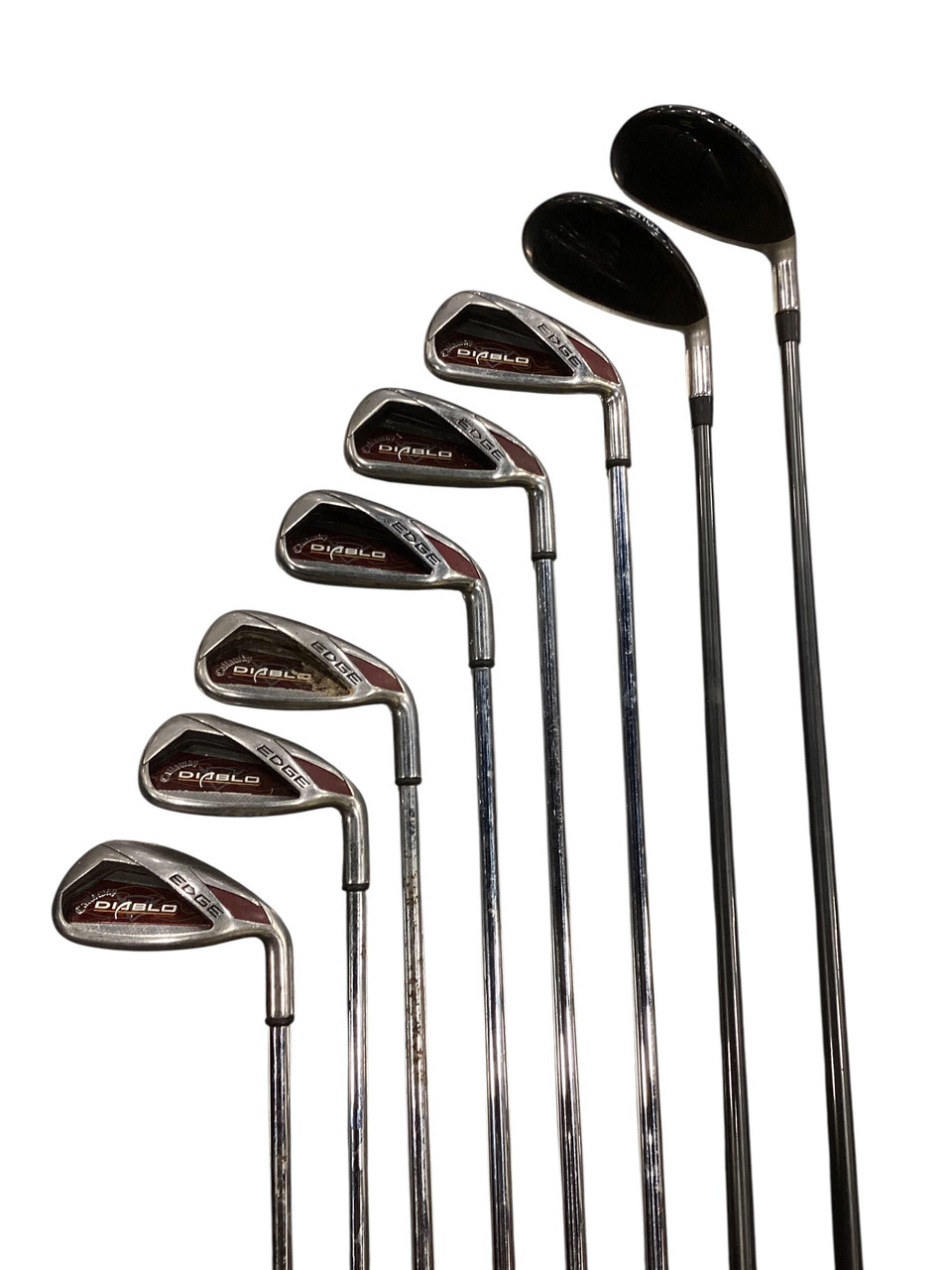 Used Callaway DIABLO EDGE Mens Iron Set RH 3I-PW