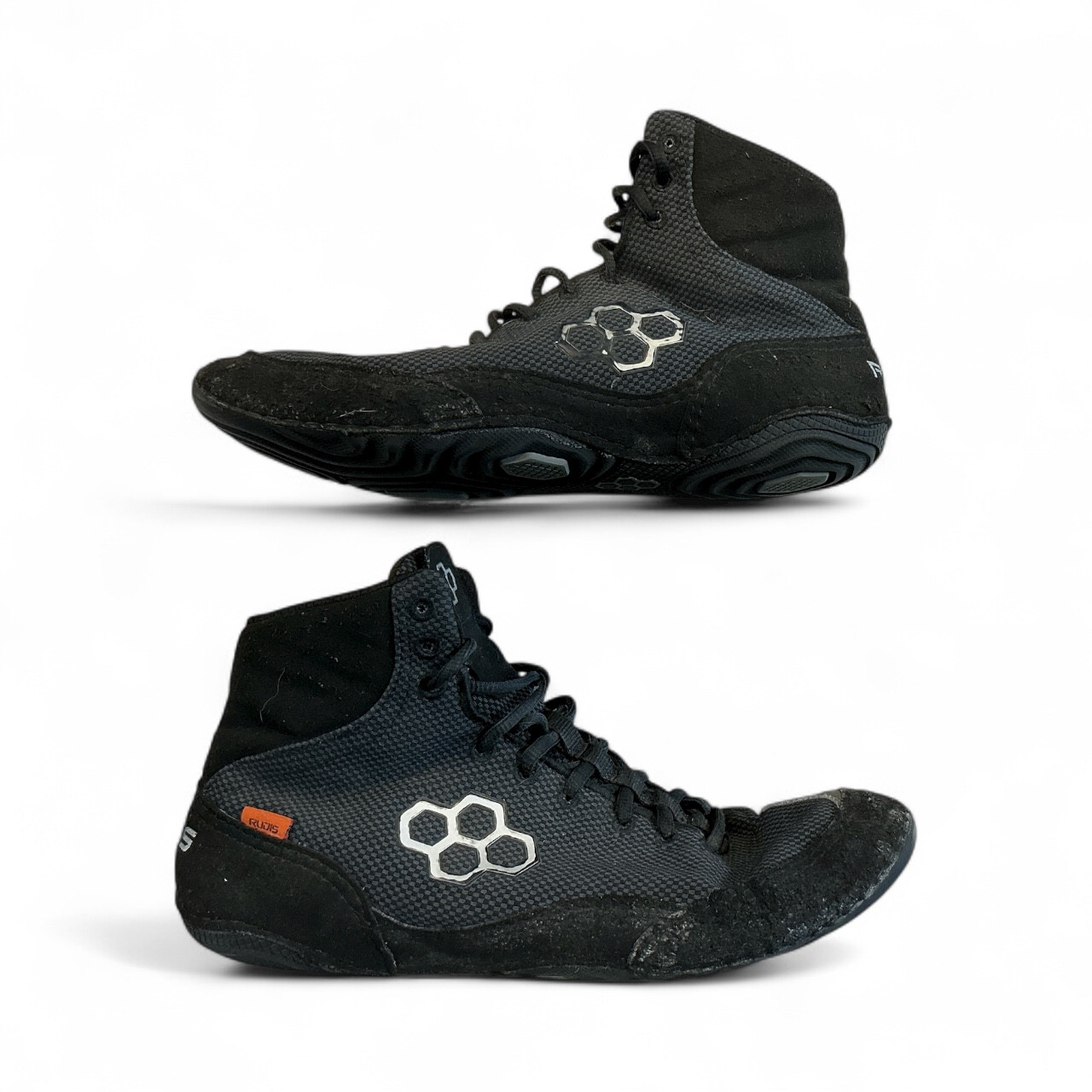 Used Rudis Wrestling Shoes Black Senior 10
