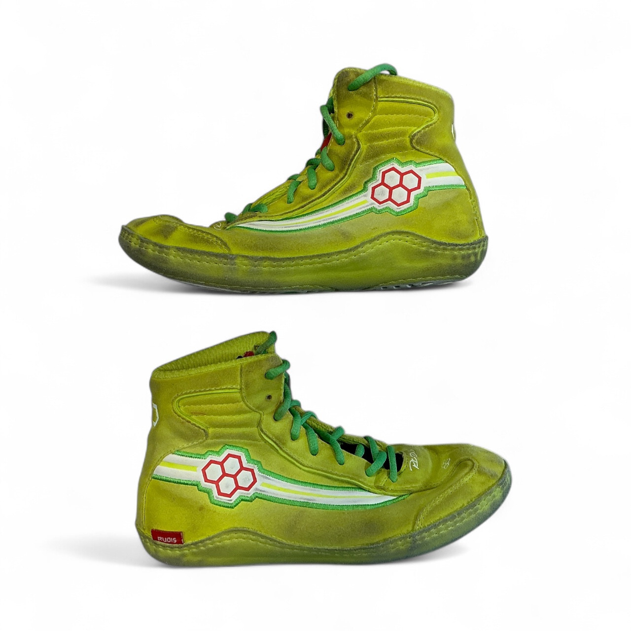 Used Rudis Wrestling Shoes Optic Yellow Junior