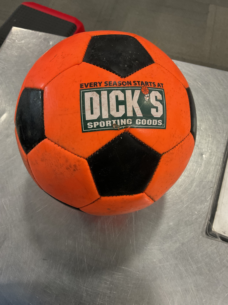 Used Dsg ORANGE SOCCER BALL All Size Soccer Ball Navy Blue 4