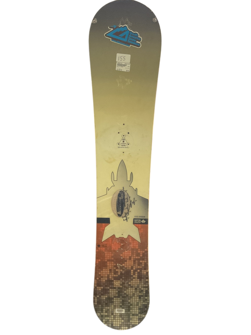 burton cruzer 155 snowboard Used Burton CRUZER Mens Snowboard Only White 155 cm