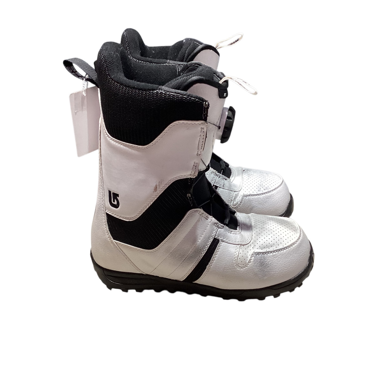 Used Burton JET Mens Snowboard Boots White Senior 10