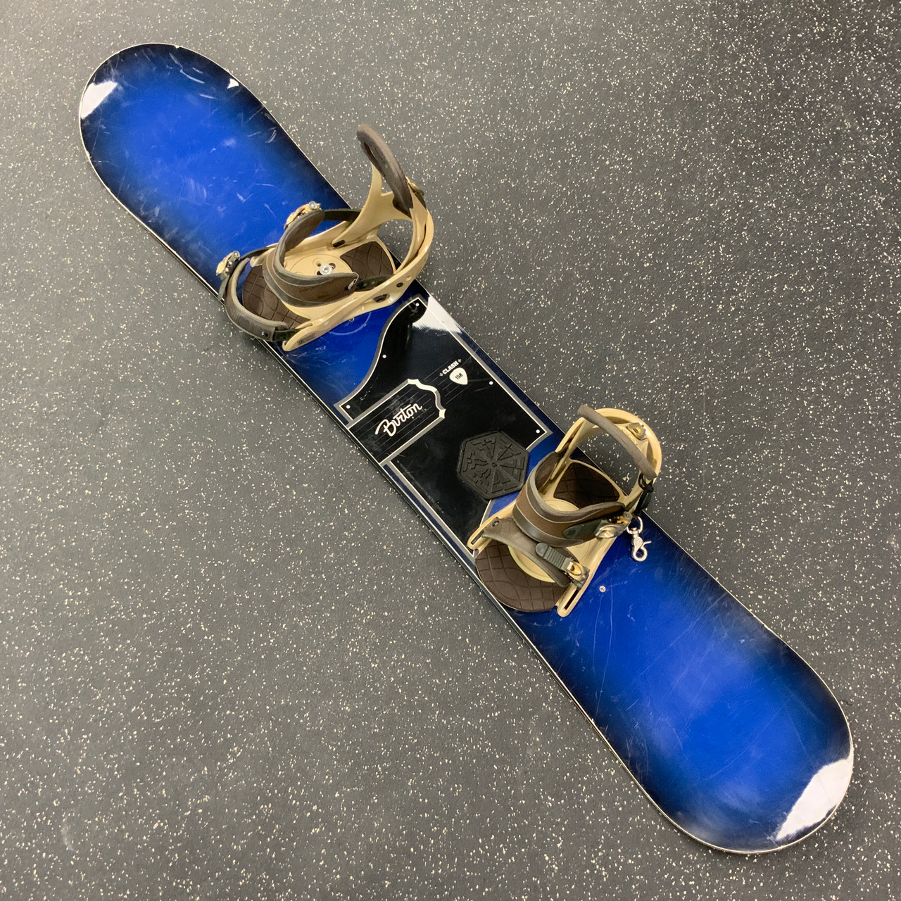 Used Burton CLASH Mens Board/Bindings Royal Blue 158 cm