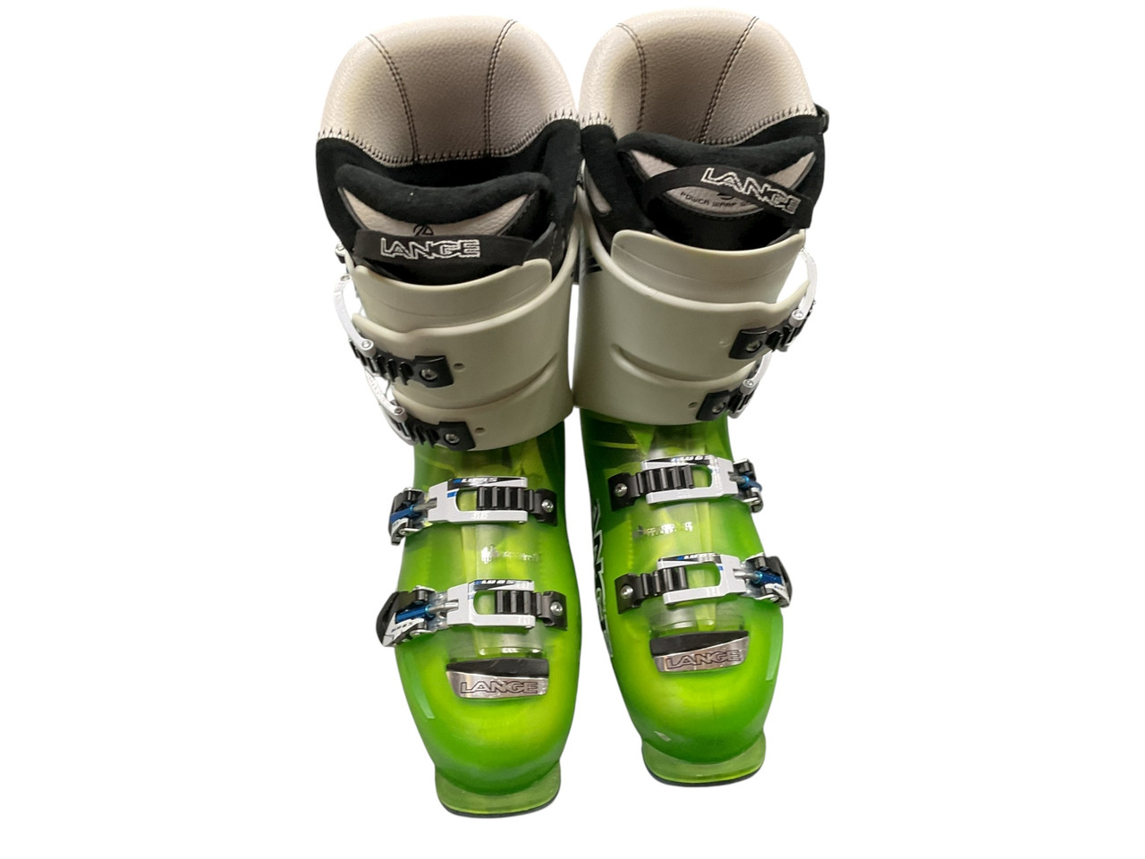 Used Lange RX 130 Mens DH Ski Boot Green 305 MP - M12.5