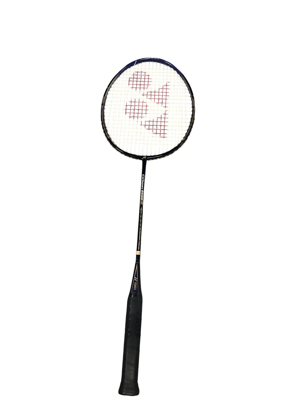 Used Yonex CARBONEX 8600 TI Adult Badminton Racquet Black Unknown