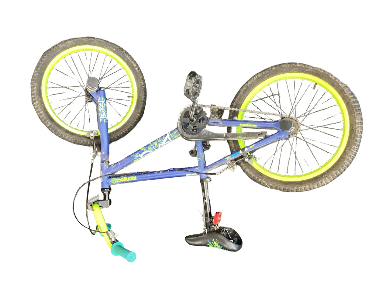 Used Mongoose BURST BMX Bike Boys Green 18