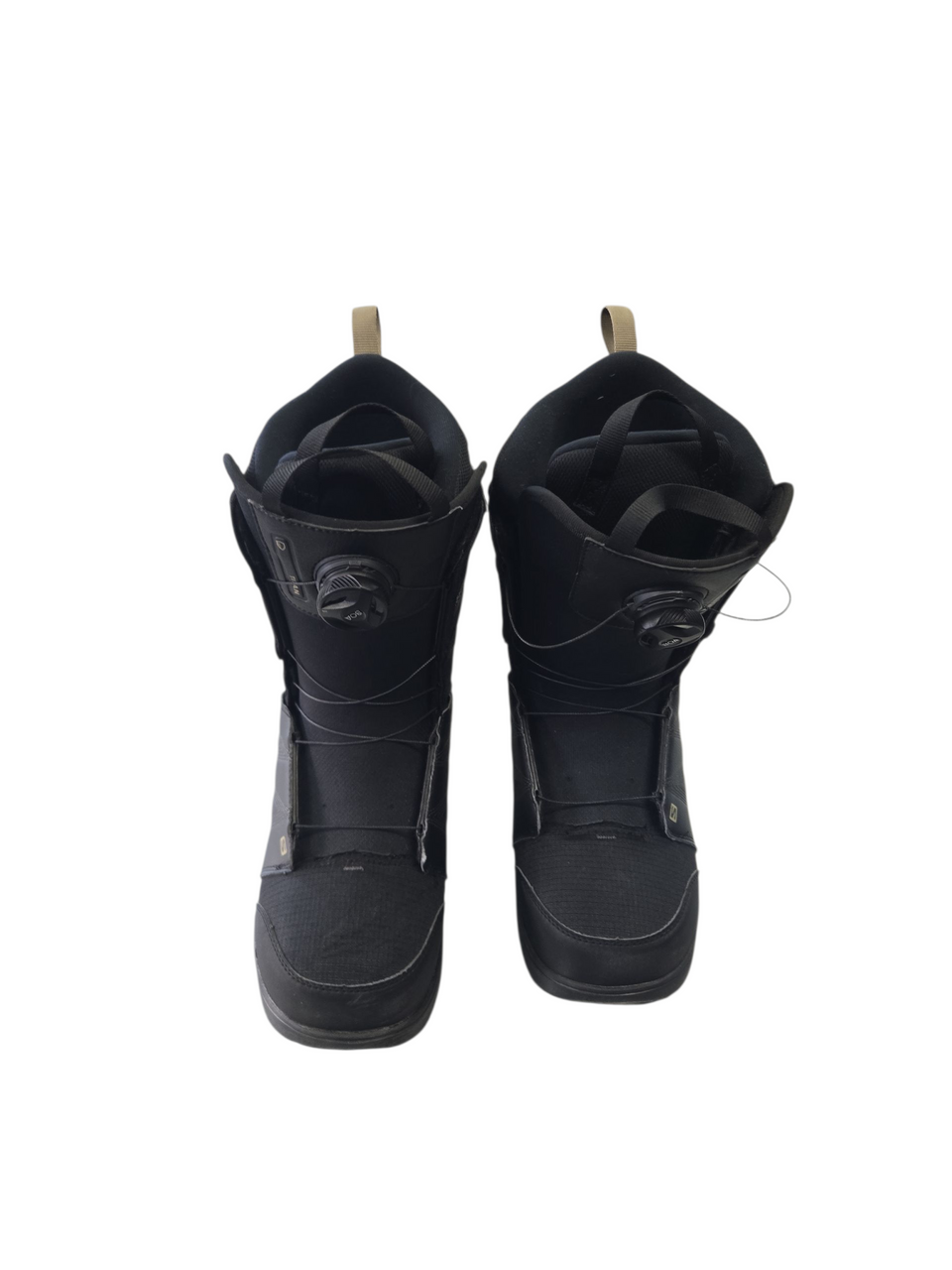 Used Salomon TITAN BOA BOOTS Mens Snowboard Boots Black Senior 10