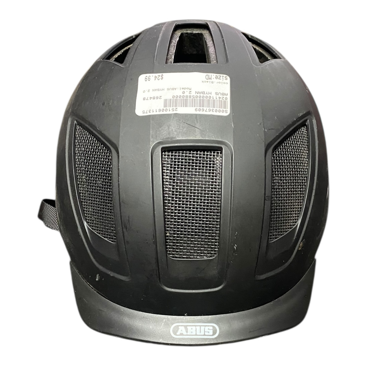 Used ABUS HYBAN 2.0 Bike Helmet Black MD
