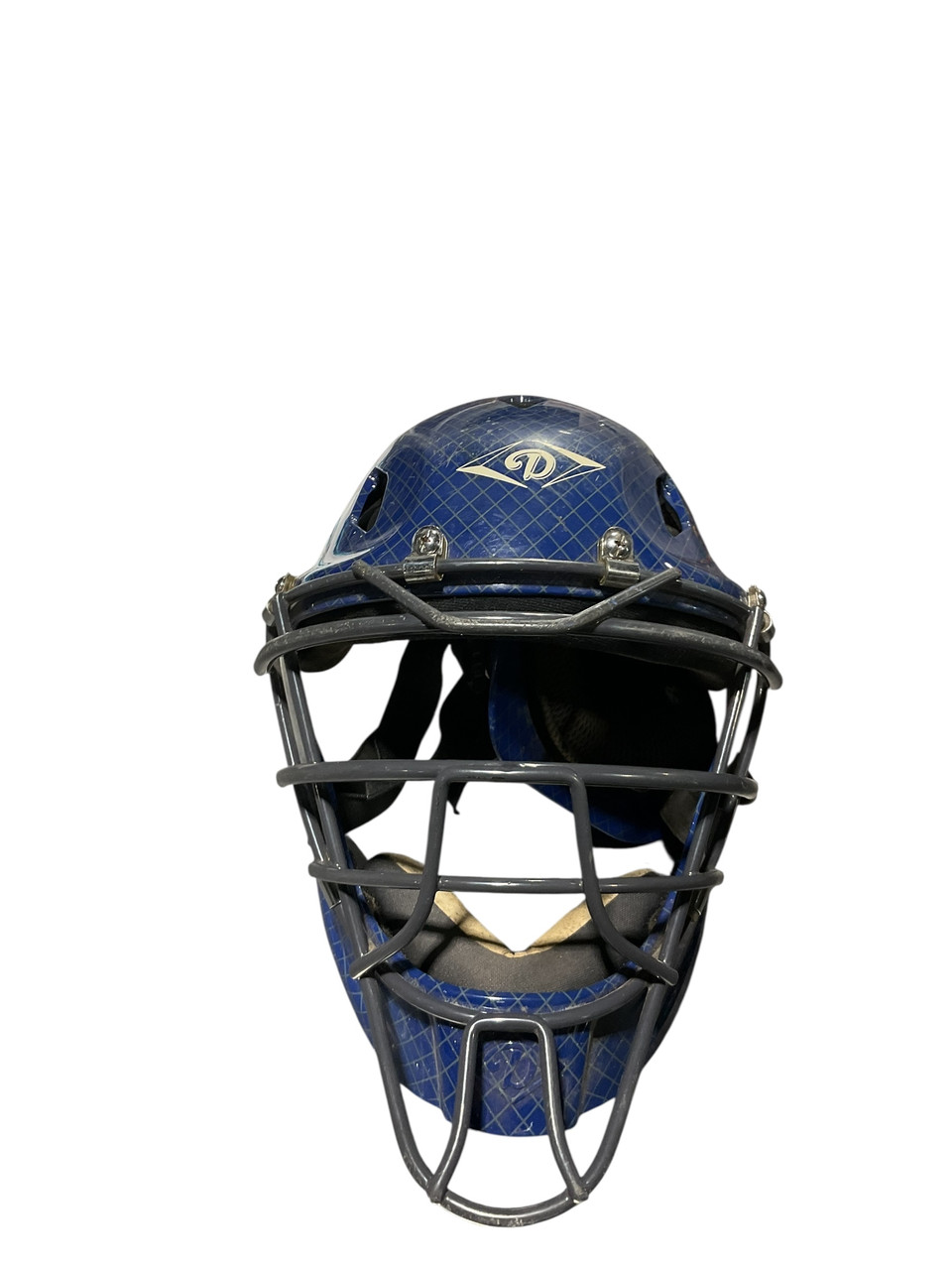 キャッチャーマスク 青 Diamond EDGE Used Diamond EDGE CATCHERS HELMET Catchers Helmet w/Mask Royal