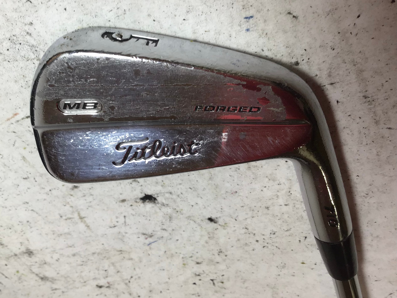Used Titleist MB FORGED 710 Mens Individual Iron RH 5 Iron