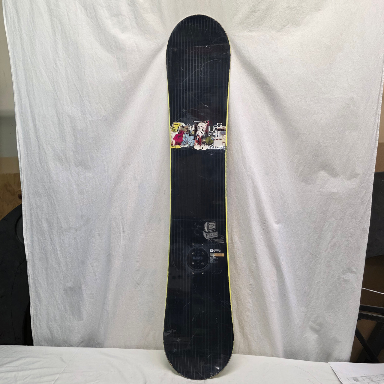 Used Ride BUSINESS Mens Snowboard Only Navy Blue 154 cm