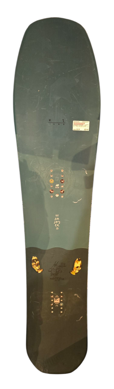 Used K2 K2 PARTY PLATTER 143CM Mens Snowboard Only None 143 cm