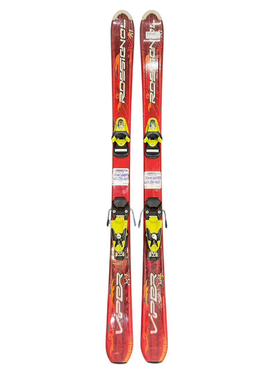 Used Elan FORMULA 140CM Mens DH Ski/Binding Red 140 cm
