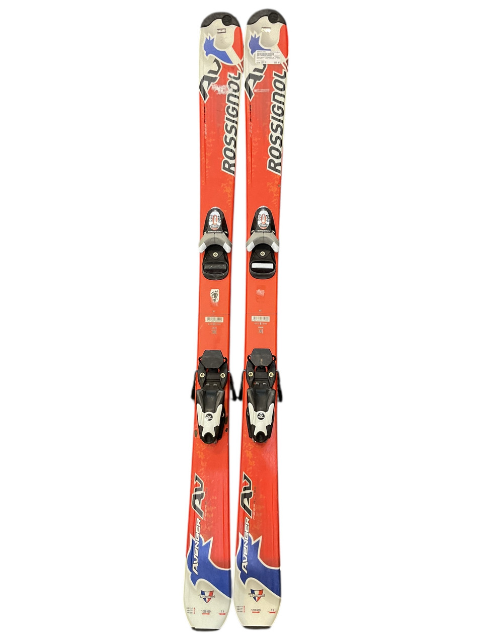 Used Rossignol AVENGER AV 130CM Boys DH Ski/Binding Orange 130 cm