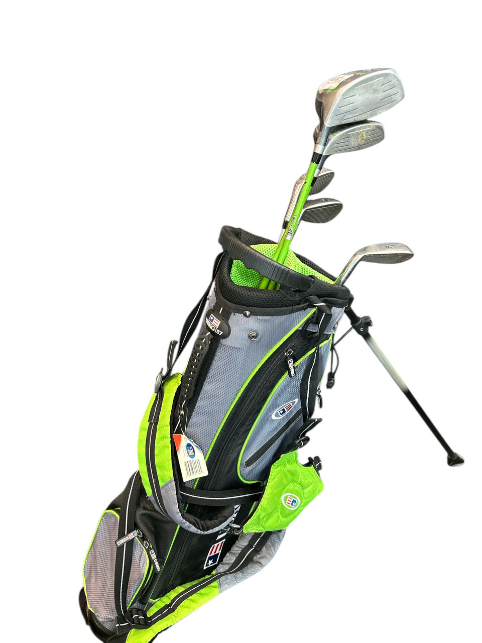 Used US Kids ULTRALIGHT WT-15 57 JRH SET Jr Package Set RH Green 6 Used US Kids ULTRALIGHT WT-15 57 JRH SET Jr Package Set RH Green 6