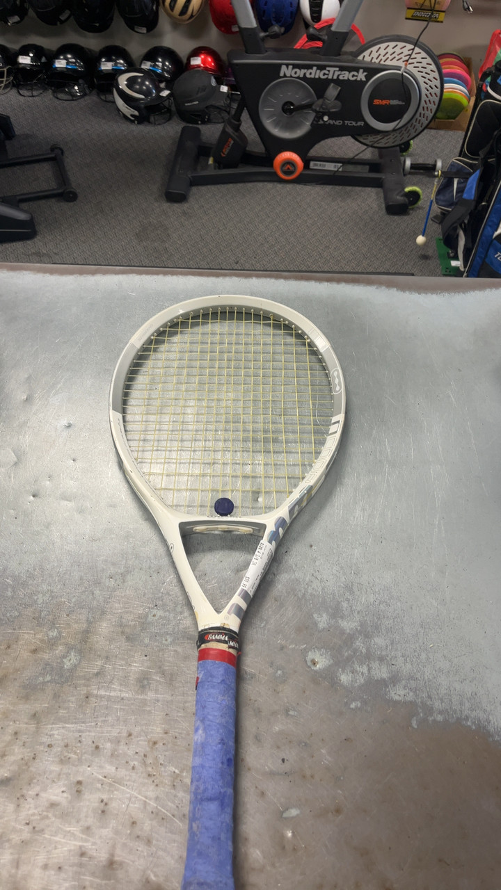 Used Wilson NCODE N1 Adult Tennis Racquet White 4 3/8