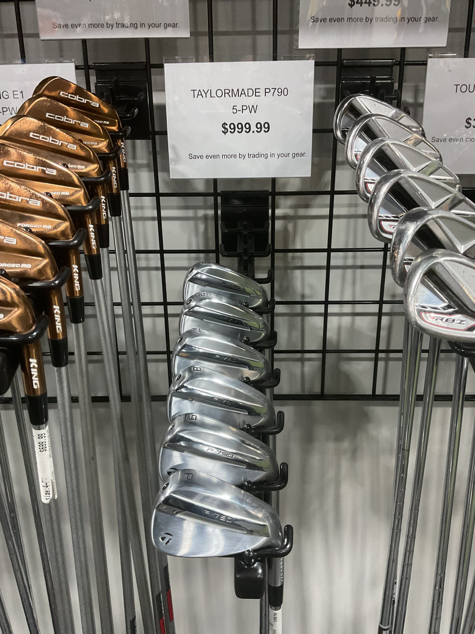 Used Taylormade P790 Mens Iron Set RH 5I-PW