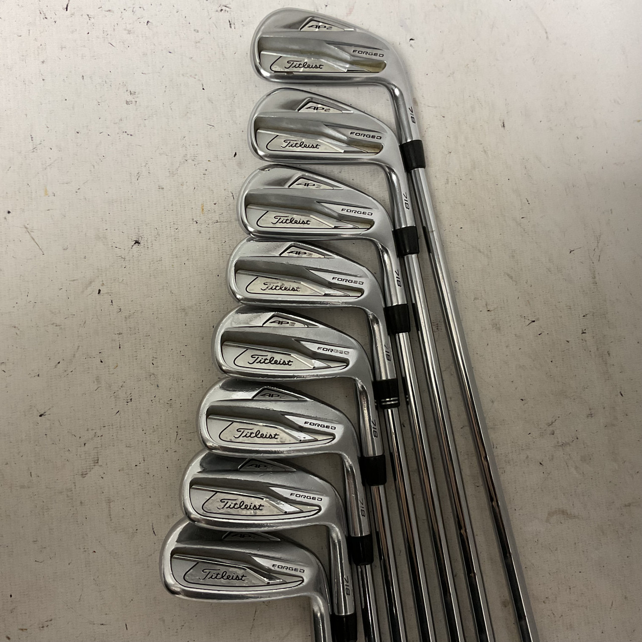 Used Titleist AP2 718 FORGED Mens Iron Set RH 4I-GW/AW Used Titleist AP2 718 FORGED Mens Iron Set RH 4I-GW/AW