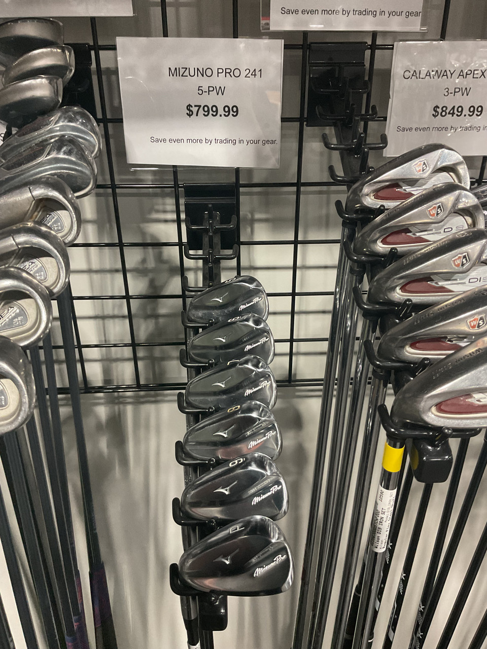 Used Mizuno PRO 241 Mens Iron Set LH 5I-PW