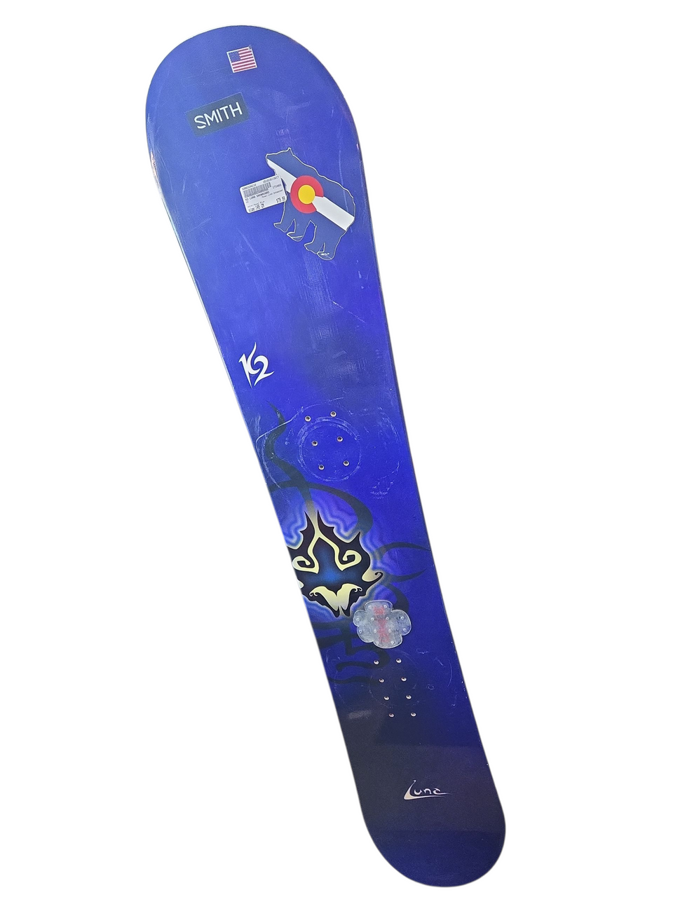 Used K2 LUNA SNOWBOARD Mens Snowboard Only Royal Blue 145 cm