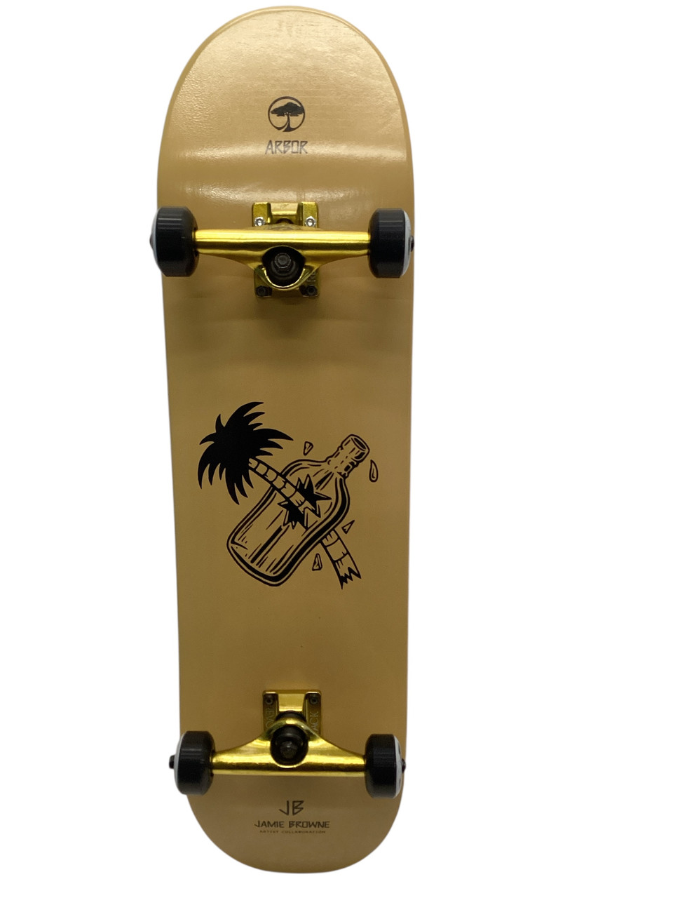 Arbor JAMIE BROWNE Complete Skateboard Brown 8 1/2