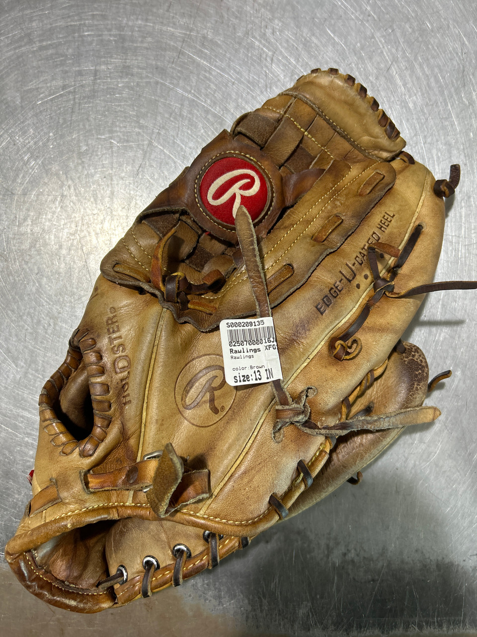 Used Rawlings XFG130S BB/SB Glove RH Throw Brown 13