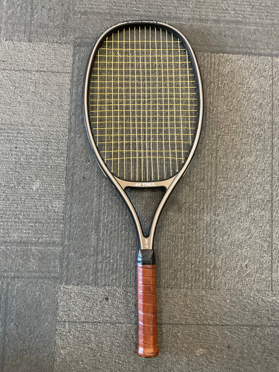YONEX R-7 硬式テニスラケット Used Yonex R-7 Adult Tennis Racquet Brown 4 1/2