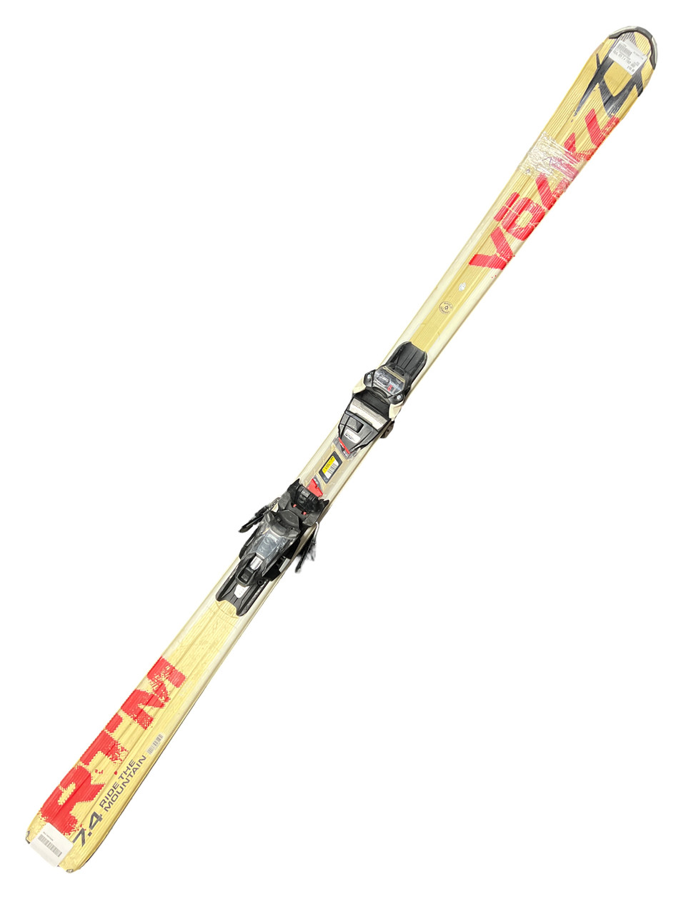 ☆ Völkl RTM 7,4 美品 オールラウンドスキー板SET フォルクル VOLKL（フォルクル） スキー 4点セット RTM 7.4 レッド ライド ザ