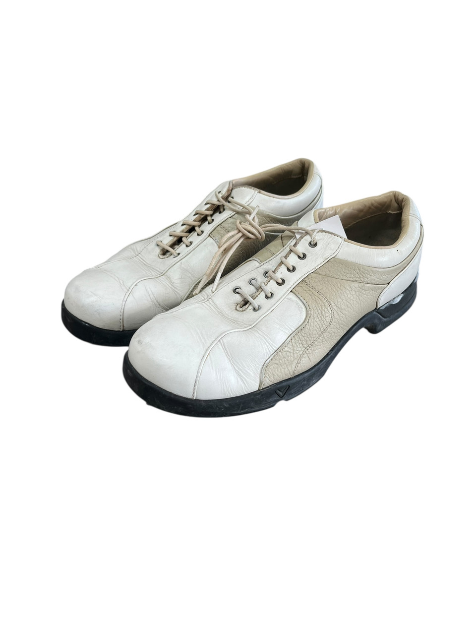 black and white dress shoes Dandy Men's Vintage Cap Toe Oxfords (Black/White)