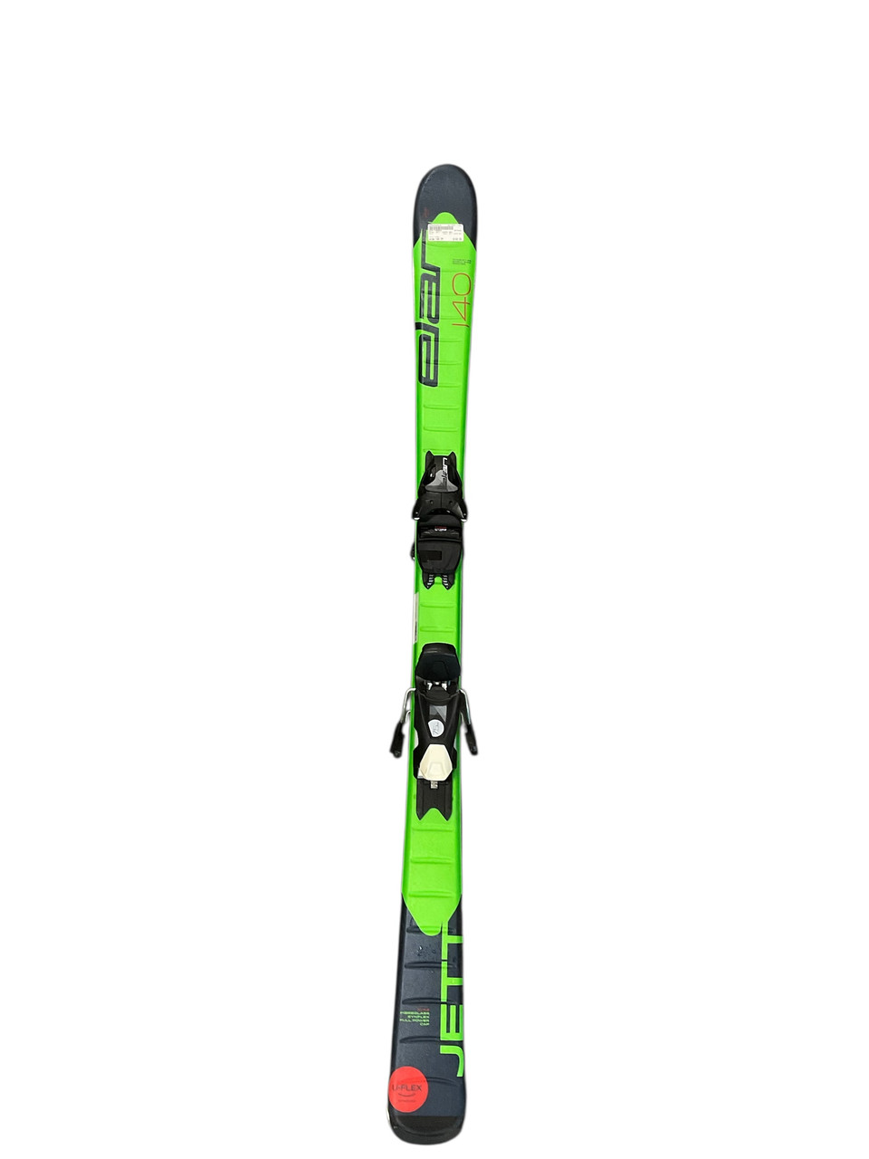 Elan JETT 140 スキー板/K2 伸縮ポール Used Elan JETT 140CM SKI Mens DH Ski/Binding Green 140 cm