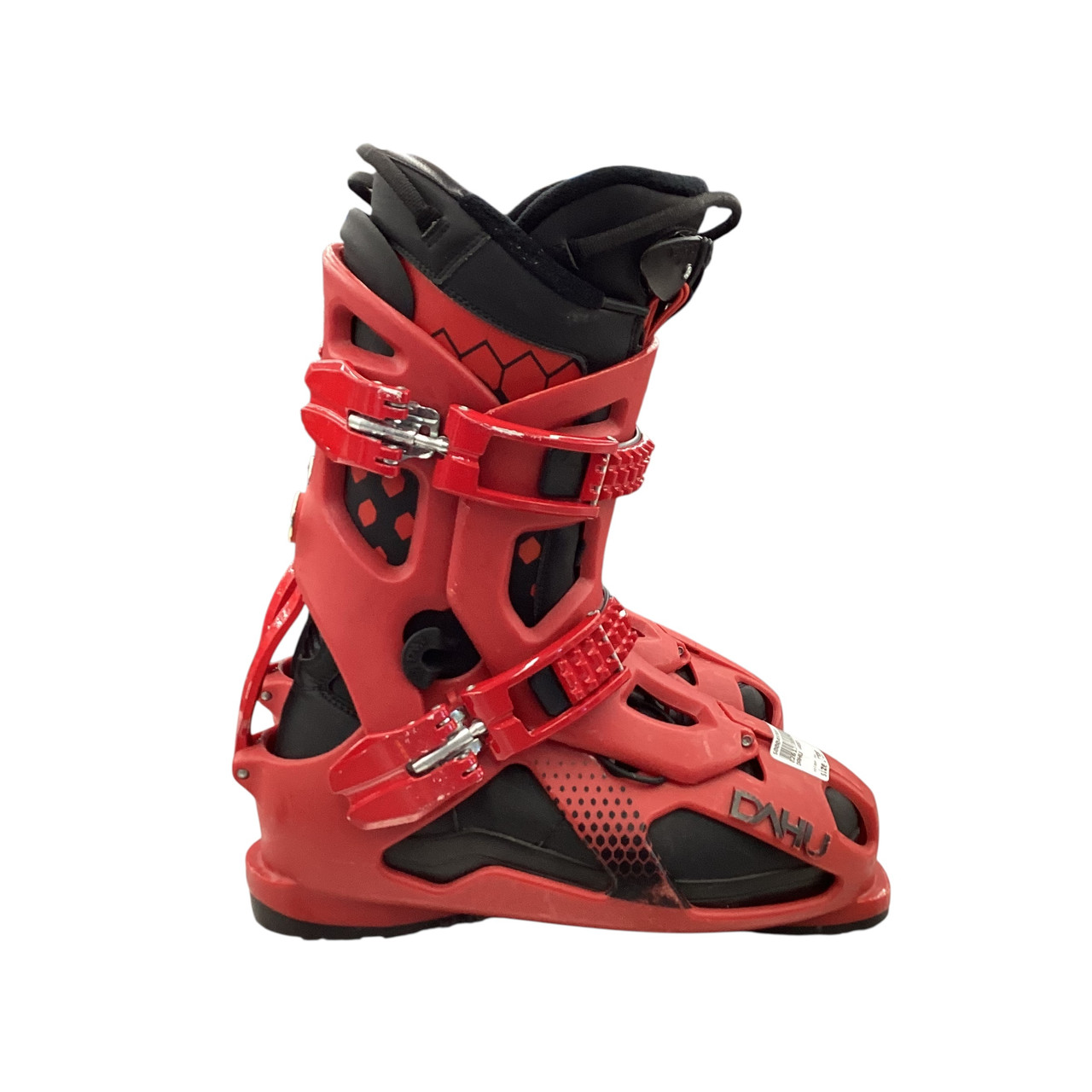 Used DAHU HADES Mens DH Ski Boot Red 275 MP - M09.5 - W10.5