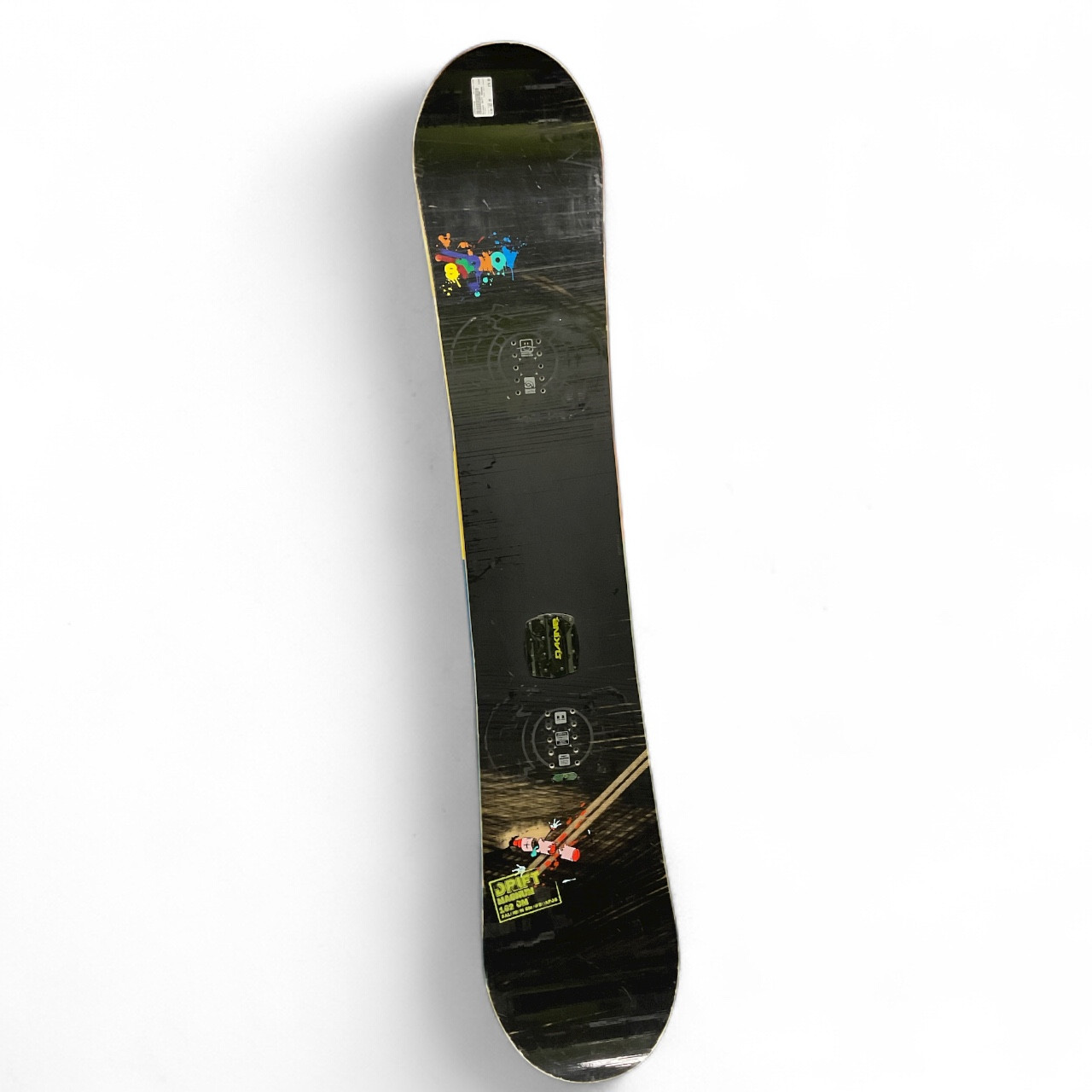 Used Salomon DRIFT MAGNUM Mens Snowboard Only Black 162 cm