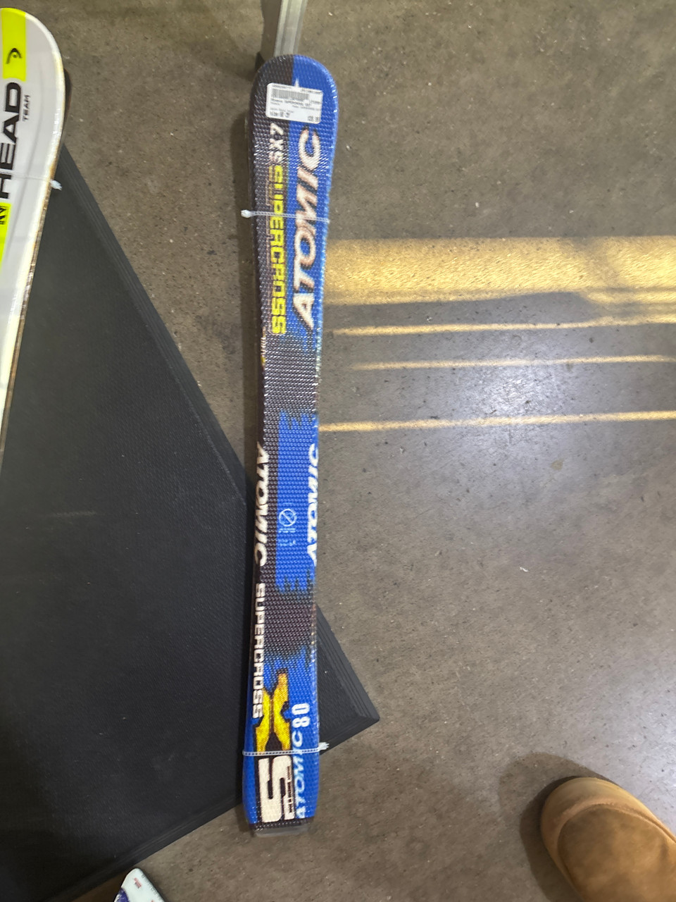 Used Atomic SUPERCROSS SX7 Boys Skis Only Royal Blue 80 cm