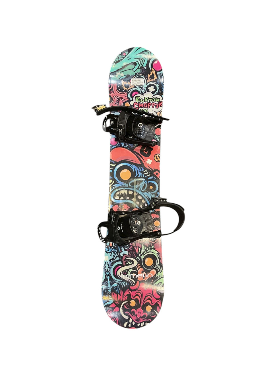 Used Burton CHOPPER 120CM Boys Board/Binding Red And Navy Blue 120 cm