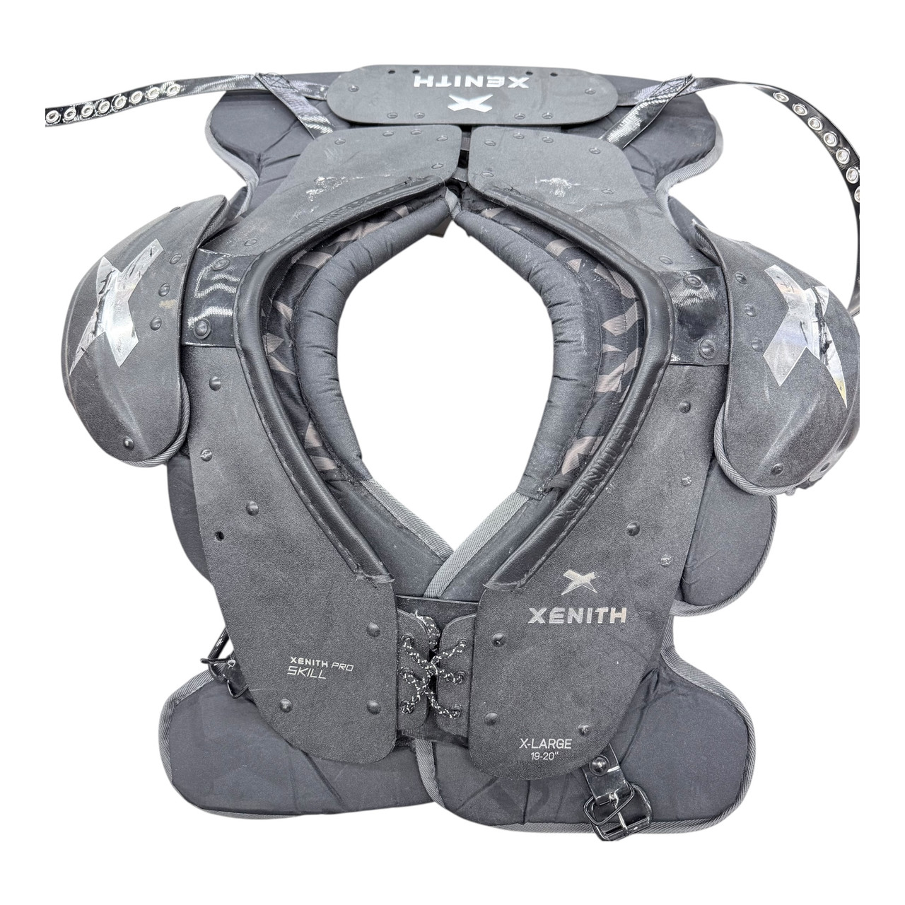 【はま様購入予約済】XENITH PRO7 SKILL ショルダーパッド Used Xenith PRO SKILL FB Shoulder Pads Black XL