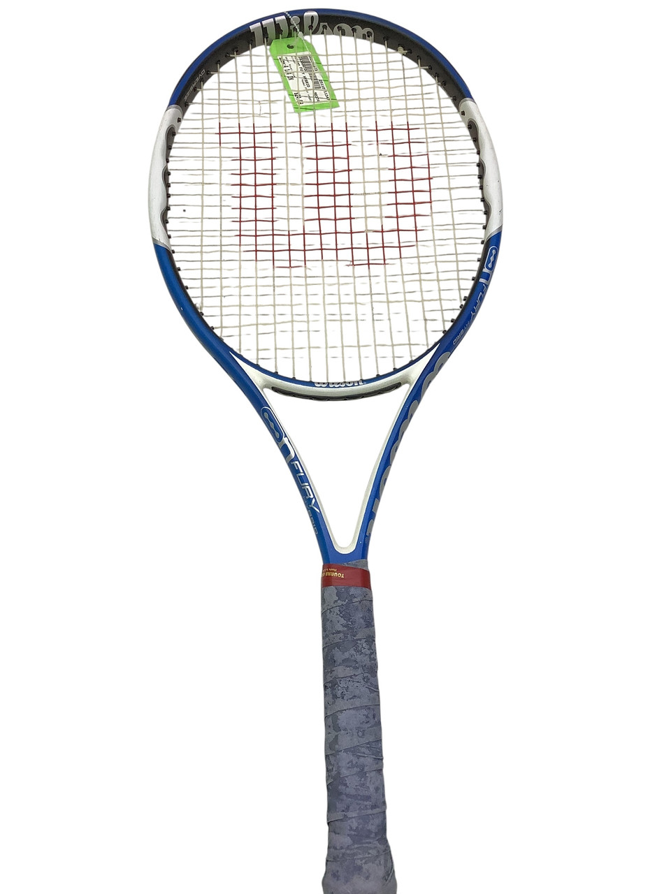 Used Wilson FURY HYBRID Adult Tennis Racquet Royal Blue 4 1/4