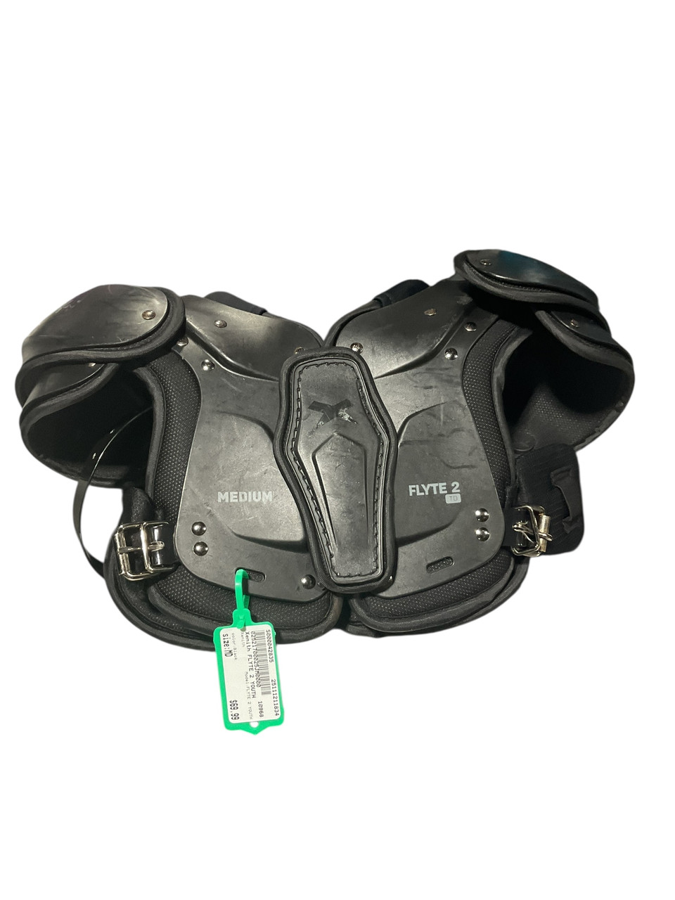Used Xenith FLYTE 2 YOUTH FB Shoulder Pads Black MD