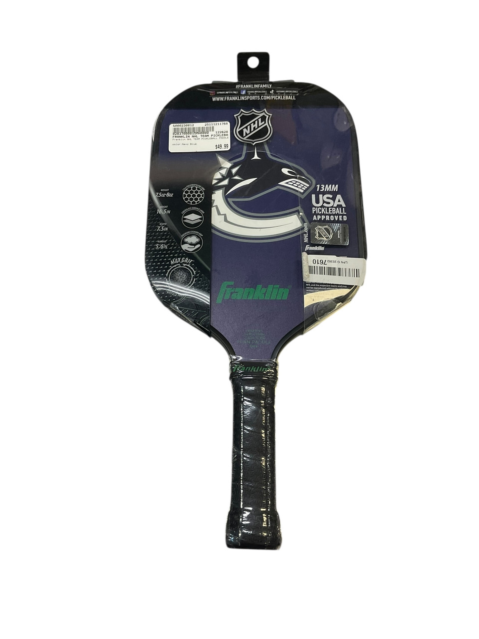 Franklin Sports NHL Team Pickleball Paddle - Thumbnail 2